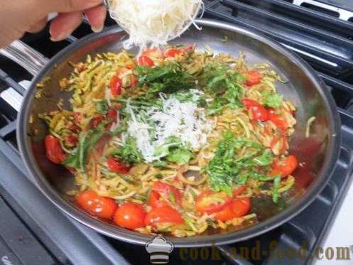 Špagety squash so syrom a paradajkami