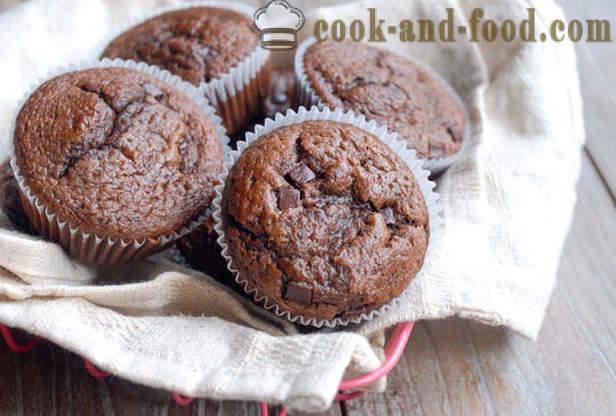 Čokoládové muffiny - krok za krokom recept