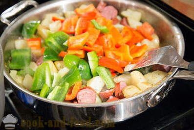 Recept zemiaky s klobásou