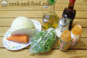 Vitamín šalát z kapusty a mrkvu