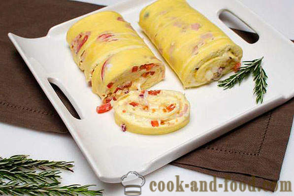 Roll of omeletu so syrom