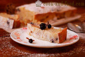 Sladký krupica koláč - recept s fotkou