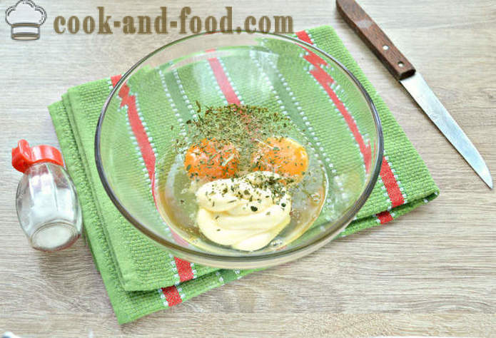 Omeleta s knedle v panvici - ako teplé knedle lahodné, krok za krokom recept fotografiách