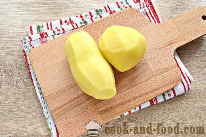 Vyprážané zemiaky so syrom - ako uvariť chutné zemiaky so syrom, krok za krokom recept fotografiách