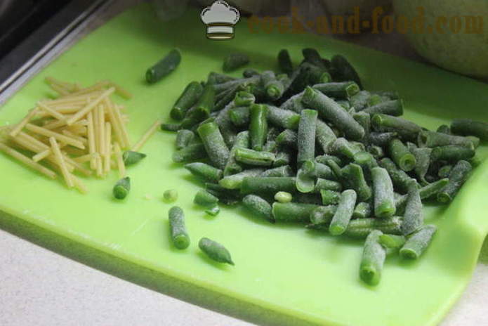 Bezmäsité zeleninová polievka s fazuľkami - ako variť zeleninovú polievku doma krok za krokom recept fotografiách