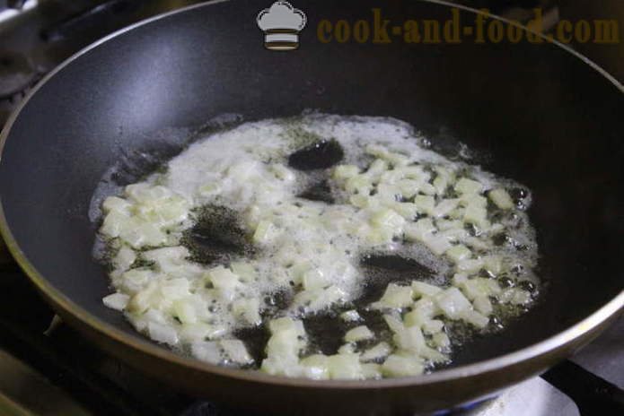 Zemiaky, šťouchané zemiaky so zelerom a cibuľou - Ako sa robí šťouchané zemiaky s cibuľou a zelerom, krok za krokom recept fotografiách