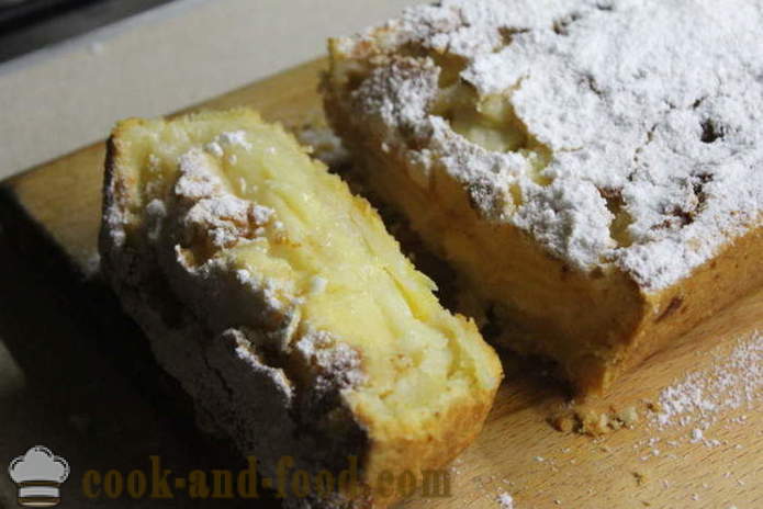 Cvetajevové recept na jablkový koláč je klasický ťahová Cvetajevové torta s fotkou