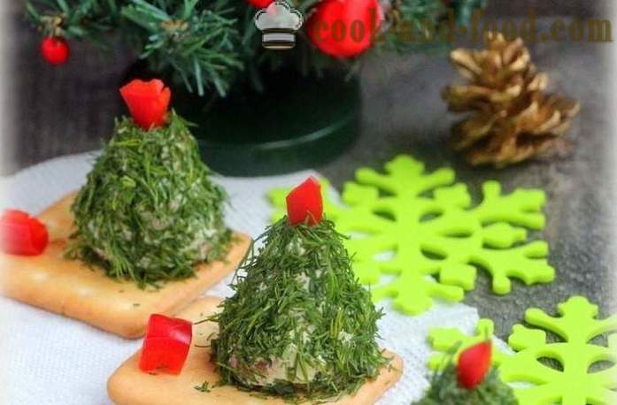 Studený predkrm vianočné gule - ako variť a ozdobte občerstvenia gule Nový rok