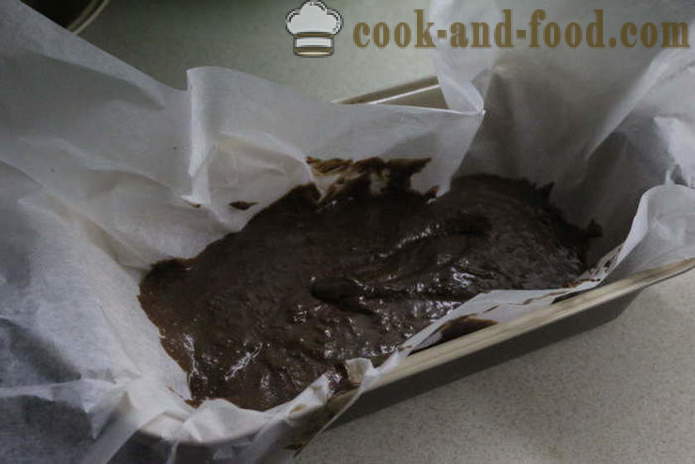 Čokoládová torta s celými hrušky - ako robiť čokoládová torta s hruškou doma krok za krokom recept fotografiách