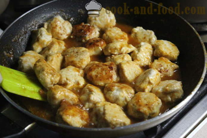 Mitboly Chicken - ako variť karbonátky v omáčke, krok za krokom foto-recept omáčkou mitbolov