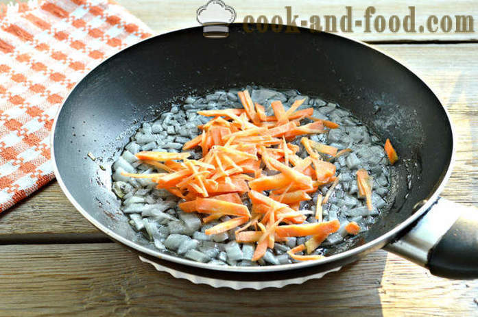 Lahodné dusené baklažánu so zeleninou - ako uhasiť baklažán so zeleninou v panvici, krok za krokom recept fotografiách