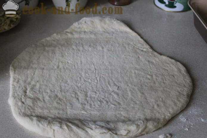 Domáci syr chlieb s bylinkami - krok za krokom recept syra chleba v peci, s fotografiami