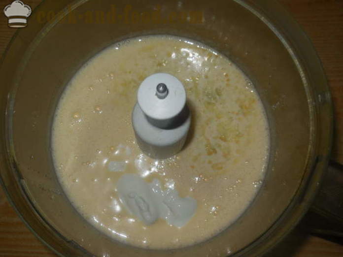 Jednoduché koláče s kyslou smotanou s orieškami - ako sa pečie torty s kyslou smotanou a sódou v rúre, s krok za krokom recept fotografiách