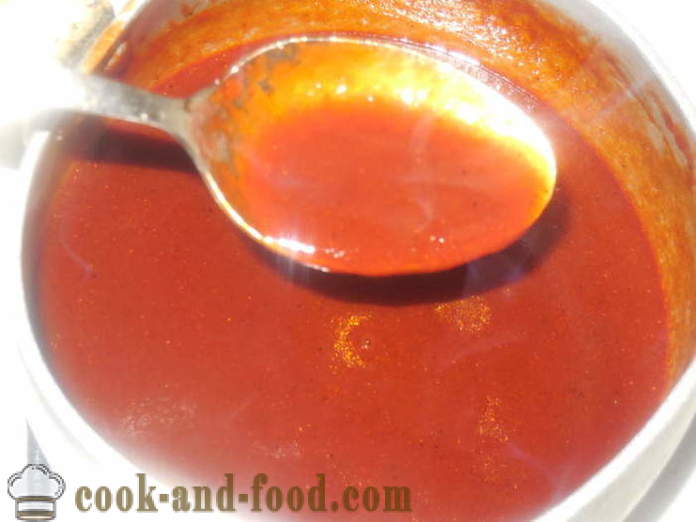Pečená bravčová rebierka s medom a sójovou omáčkou - ako sa pečie bravčová rebrá v rúre, sa krok za krokom recept fotografiách