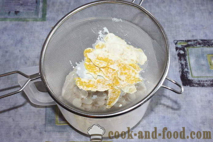 Almond French pečivo pasta - ako vyrobiť tortu cestoviny doma, krok za krokom recept fotografiách