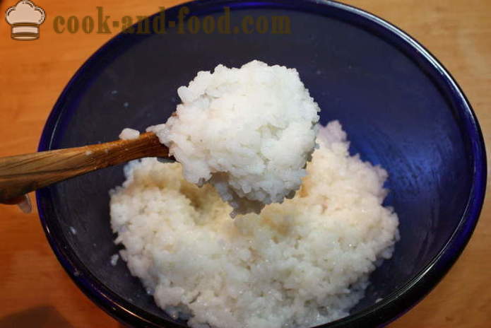 Najlepší sushi ryža s octu ryže - ako sa varí ryža na suši doma krok za krokom recept fotografiách