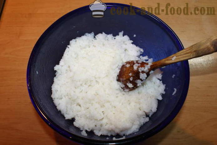 Najlepší sushi ryža s octu ryže - ako sa varí ryža na suši doma krok za krokom recept fotografiách