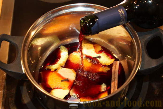 Hruška varené červené suché víno - ako variť varené víno doma krok za krokom recept fotografiách