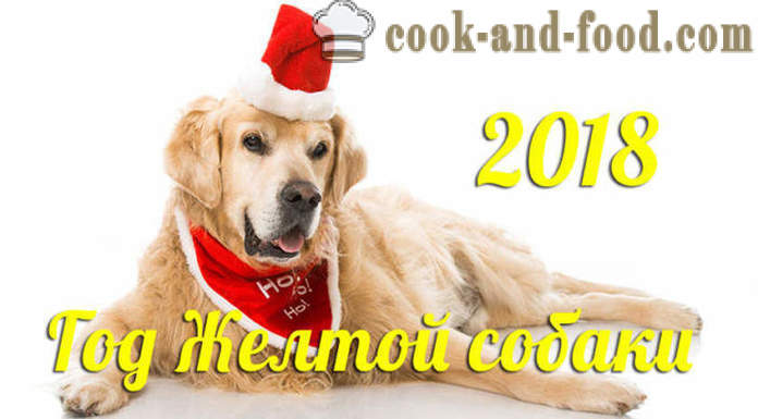Jednoduché a chutné recepty na Nový rok 2018 s fotografiou - čo sa bude variť pre nový rok 2018 Rok Psa