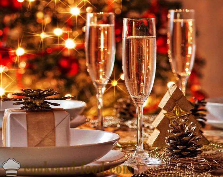 Vianočné koktaily a nápoje v 2018 Rok Psa - aké nápoje dať na Nový rok stola v roku 2018, alkoholických i nealkoholických receptov