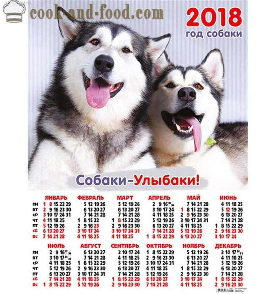 Kalendár 2018 - Rok Psa na východnom kalendári: sťahujte zadarmo vianočný kalendár so psami a šteňatá.
