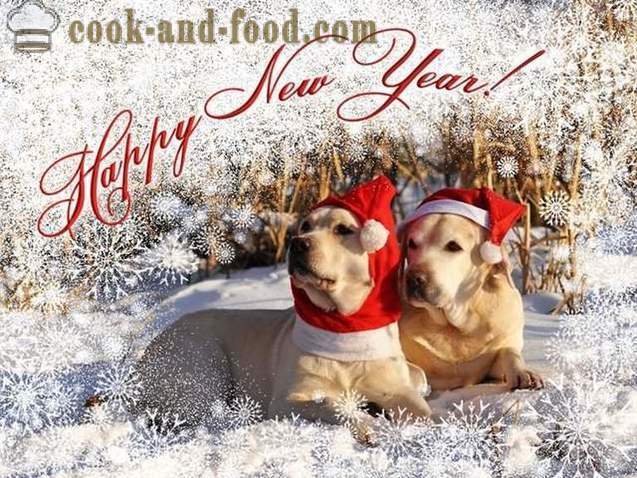 Najlepšie virtuálne pohľadnice pre nový rok 2018 - Rok Psa