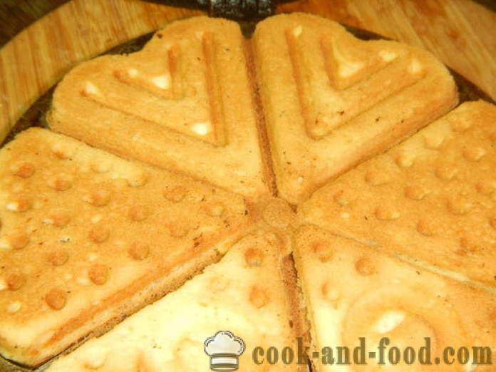 Cookies v tvare trojuholníkov na plyne, akonáhle - ako variť sušienky v kroku foriem krokom recept fotografiách