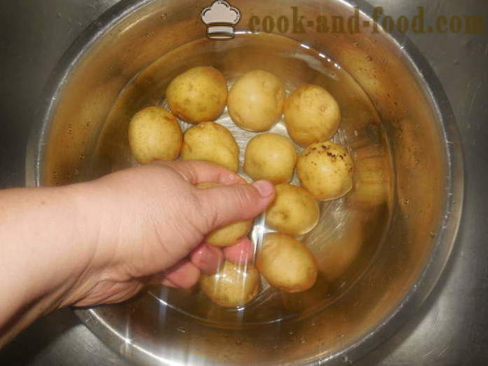 Triesky zo zemiakov v panvici - ako sa zemiakové lupienky od domu krok za krokom recept fotografiách