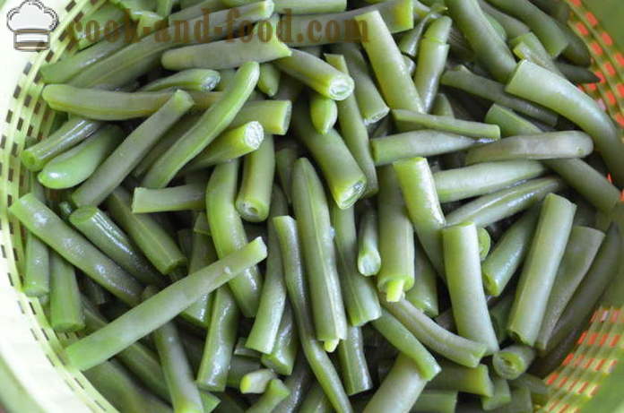 Delicious zelené fazuľa - ako variť zelené fazule, krok za krokom recept fotografiách