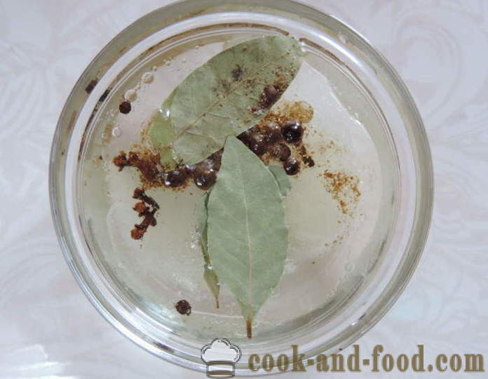 Marinované huby rýchlo - ako variť marinované huby doma krok za krokom recept fotografiách