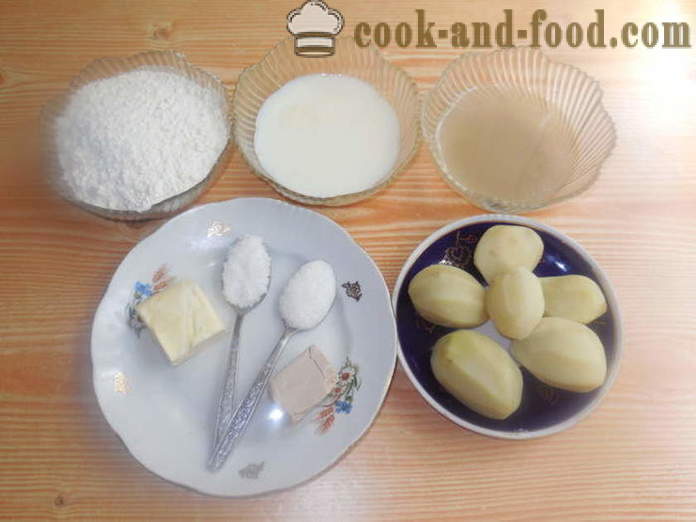 Domáci chlieb so zemiakovou kašou - ako variť zemiakov chlieb doma krok za krokom recept fotografiách