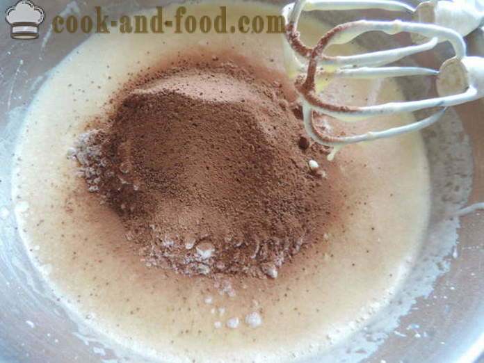 Domáce čokoládové chrumkavé vafle - ako sa robí vafle do vaflovače, krok za krokom recept fotografiách