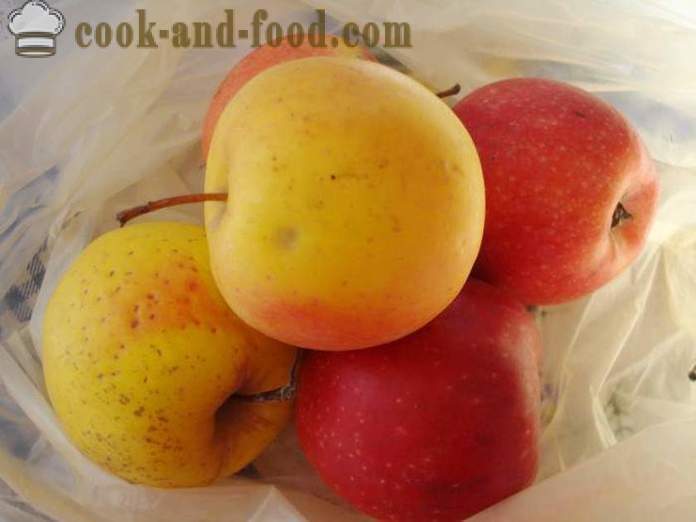 Dieťa jablčné pyré z čerstvých jabĺk - ako robiť applesauce dieťa doma krok za krokom recept fotografiách