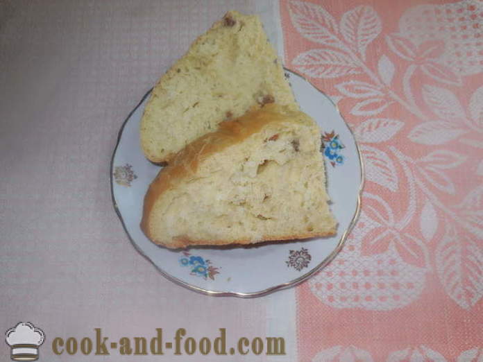 Home Ukrajinský chlieb so slaninou a masťou - ako sa pečie chlieb v chlebovej peci v domácnosti, krok za krokom recept fotografiách