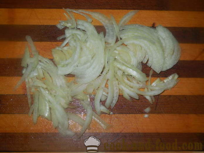 Vegetariánska Oblečený Herring s nori - ako variť sleďa v kožuchu s morskej riasy nori, krok za krokom recept fotografiách
