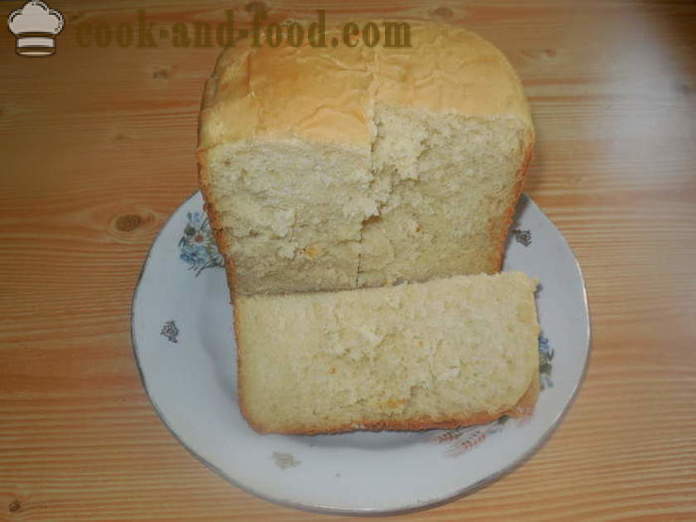 Syr chlieb na sérové ​​pekárne - ako sa pečie chlieb v pekárni s tvarohom na sérum, krok za krokom recept fotografiách