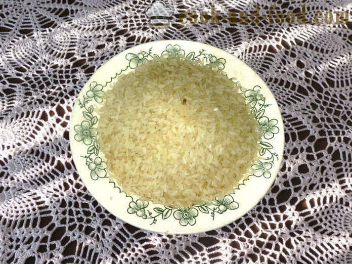 Delicious ostrý rizoto s kuraťom multivarki - ako variť rizoto v multivarki krok za krokom recept fotografiách