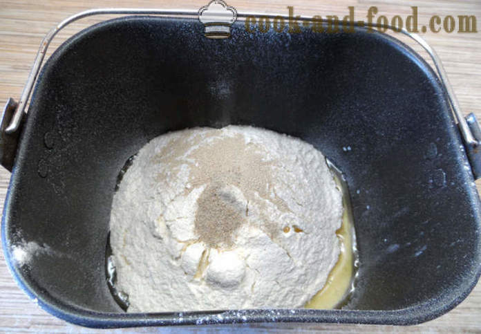 Droždie rožky so syrom - ako variť originálne občerstvenie krok za krokom recept fotografiách
