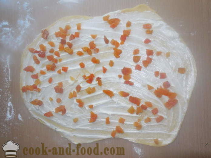 Veľkonočné torta s pomarančovou šťavou alebo tortu-kraffin z suchár cesta, ako variť, krok za krokom recept fotografiách