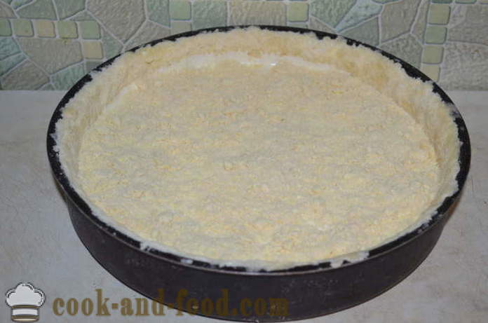 Car koláč s tvarohom v rúre - ako variť koláč cesto so syrom, krok za krokom recept fotografiách