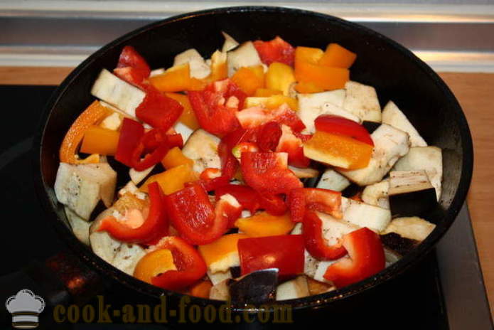 Horiace horúci zeleninový šalát s baklažánom - ako variť horúci zeleninový šalát, poshagovіy recept s fotografiou