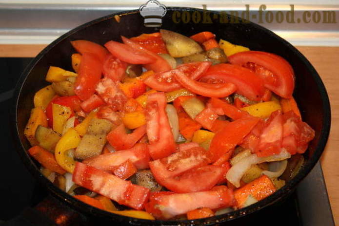Horiace horúci zeleninový šalát s baklažánom - ako variť horúci zeleninový šalát, poshagovіy recept s fotografiou
