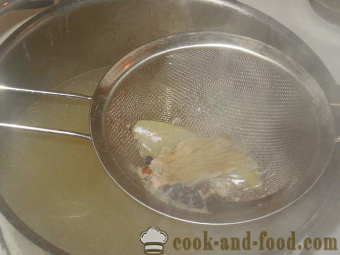 Jednoduchý recept na rybacia polievka z šťuka gólov multivarki - ako variť polievku z šťuka vedúci domova, krok za krokom recept fotografiách