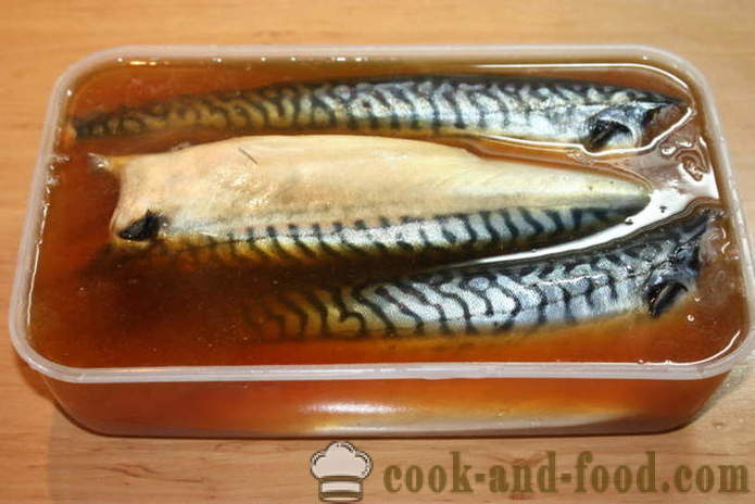Chutné makrela, údený čaj a cibuľové šupky - ako fajčiť makrely v cibuľovej kožiach doma krok za krokom recept fotografiách