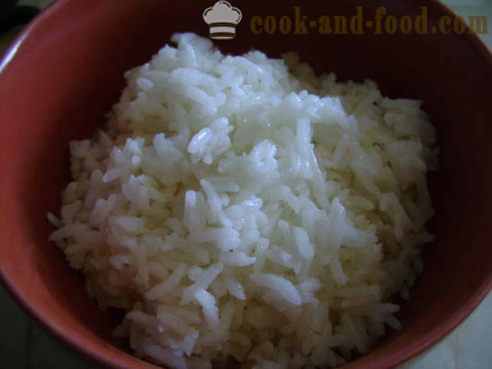 Delicious hrudky ryža obloha - ako variť ostrý ryže obloha v čínštine, krok za krokom recept fotografiách