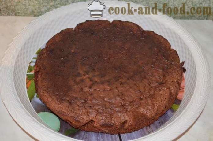 Čokoládové brownies torta - ako urobiť čokoládové brownies doma krok za krokom recept fotografiách