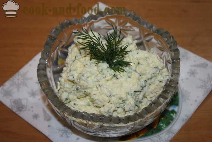 Židovská predjedlo z taveného syra s cesnakom - ako sa židovský predjedlo s cesnakom, krok za krokom recept fotografiách