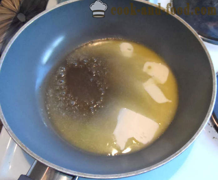 Pečené zemiaky plnené šampiňóny a syrom - Ako variť zemiaky plnené hubami, krok za krokom recept fotografiách