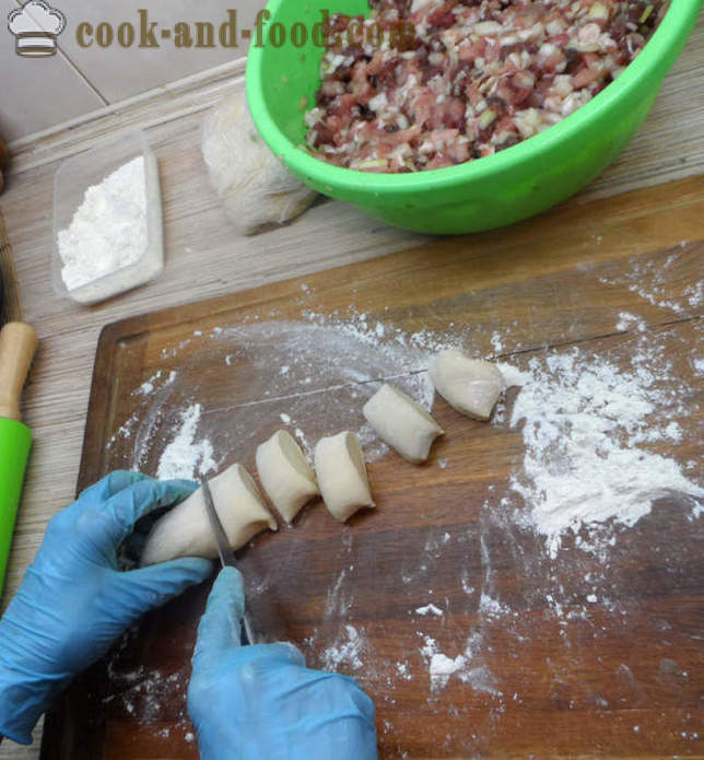Delicious knedle s mäsom - Ako sa robí knedle doma krok za krokom recept fotografiách