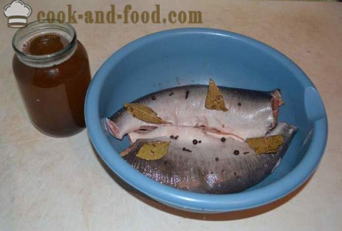 Losos je slaná - ako rýchlo naložiť lososa doma krok za krokom recept fotografiách